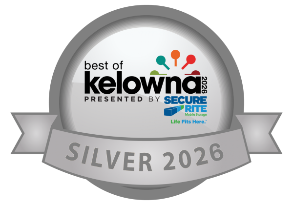 2026 Best of Kelowna - Silver Badge
